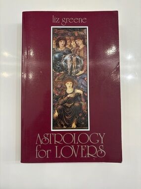 Liz Greene 'Astrology for Lovers' Burgundy Hardcover Book